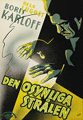 The Invisible Ray 1936 movie poster Bela Lugosi Boris Karloff