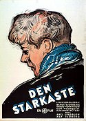 Den starkaste 1929 movie poster Bengt Djurberg