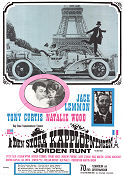 The Great Race 1965 movie poster Tony Curtis Natalie Wood Jack Lemmon Peter Falk Blake Edwards Cars and racing