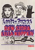 Den stora lilla kuppen 1968 movie poster Louis de Funes