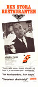 Le grand restaurant 1966 poster Louis de Funes Jacques Besnard