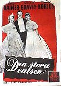 The Great Waltz 1939 movie poster Luise Rainer Fernand Gravey Dance