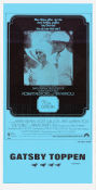 The Great Gatsby 1974 movie poster Robert Redford Mia Farrow Bruce Dern Jack Clayton Writer: F Scott Fitzgerald Romance