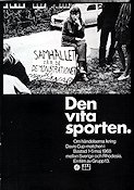 Den vita sporten 1968 movie poster Sports Documentaries Politics