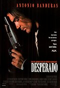 Desperado 1995 movie poster Antonio Banderas Salma Hayek Joaquim de Almeida Robert Rodriguez Guns weapons