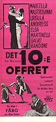 La decima vittima 1965 movie poster Ursula Andress Marcello Mastroianni Elsa Martinelli Elio Petri