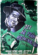 Dick Tracy 1946 movie poster Morgan Conway Anne Jeffreys From comics