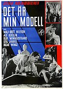 Det är min modell 1946 movie poster Maj-Britt Nilsson Alf Kjellin Oscar Winge