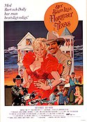 The Best Little Whorehouse in Texas 1982 movie poster Dolly Parton Burt Reynolds Colin Higgins Musicals Police and thieves