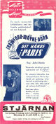 Det hände i Paris 1942 poster Joan Crawford John Wayne Philip Dorn Jules Dassin