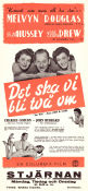 Det ska vi bli två om 1941 poster Melvyn Douglas Ruth Hussey Ellen Drew John M Stahl