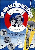 Det var en gång en sjöman 1951 movie poster Bengt Logardt Sonja Stjernquist Git Gay Ragnar Frisk