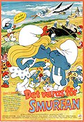 The Smurfs 1983 poster Smurferna Ray Patterson