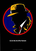 Dick Tracy 1990 movie poster Al Pacino Dustin Hoffman Madonna Warren Beatty Mafia From comics
