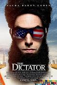 The Dictator 2012 movie poster Sacha Baron Cohen Anna Faris Sayed Badreya Larry Charles Politics Glasses