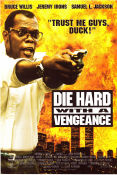 Die Hard with a Vengeance 1995 movie poster Samuel L Jackson John McTiernan
