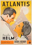 Die Herrin von Atlantis 1932 movie poster Brigitte Helm GW Pabst Mountains Eric Rohman art