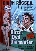 Dirch Dyd og Diamanter 1955 movie poster Dirch Passer Annalisa Ericson Ladies Denmark