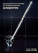 Dyrygent 1980 poster John Gielgud Andrzej Wajda