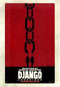 Django Unchained 2012 movie poster Jamie Foxx Christoph Waltz Leonardo DiCaprio Samuel L Jackson Quentin Tarantino