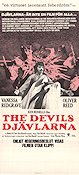 The Devils 1971 movie poster Vanessa Redgrave Oliver Reed Dudley Sutton Ken Russell