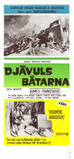 Djävulsbåtarna 1970 poster James Franciscus Elizabeth Shepherd Ronald Allen Paul Wendkos Skepp och båtar Krig