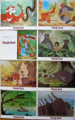 The Jungle Book 1967 lobby card set Phil Harris Wolfgang Reitherman