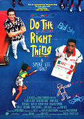 Do the Right Thing 1989 movie poster Danny Aiello Spike Lee Food and drink