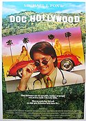 Doc Hollywood 1991 poster Michael J Fox Michael Caton-Jones