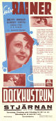 Dockhustrun 1938 poster Luise Rainer Melvyn Douglas Robert Young Richard Thorpe
