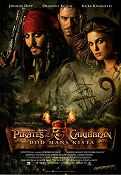 Pirates of the Caribbean: Dead Man´s Chest 2006 movie poster Johnny Depp Geoffrey Rush Orlando Bloom Keira Knightley Gore Verbinski