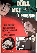 Kill Me Tomorrow 1958 movie poster Pat O´Brien Lois Maxwell Tommy Steele Rock and pop