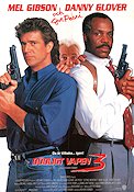 Lethal Weapon 3 1992 movie poster Mel Gibson Danny Glover Joe Pesci Richard Donner Guns weapons