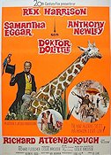 Doctor Dolittle 1967 movie poster Rex Harrison Anthony Newley Samantha Eggar Musicals