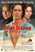 Don Juan de Marco 1995 movie poster Marlon Brando Johnny Depp Faye Dunaway Jeremy Leven Romance
