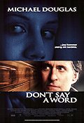 Don´t Say a Word 2001 poster Michael Douglas Gary Fleder