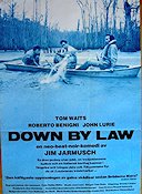 Down By Law 1986 movie poster Tom Waits Jim Jarmusch Ships and navy