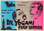 Dr Yogami från London 1935 poster Warner Oland Henry Hull Valerie Hobson Stuart Walker