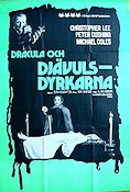 The Satanic Rites of Dracula 1973 movie poster Christopher Lee Peter Cushing Michael Coles Alan Gibson Production: Hammer Films