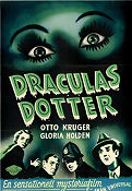 Dracula´s Daughter 1936 movie poster Otto Kruger Gloria Holden Lambert Hillyer