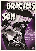 Son of Dracula 1943 movie poster Lon Chaney Jr