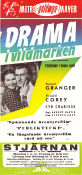 Drama i vildmarken 1952 poster Stewart Granger Wendell Corey Cyd Charisse Andrew Marton