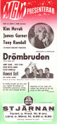 Drömbruden 1962 poster Kim Novak James Garner Tony Randall Michael Gordon Telefoner