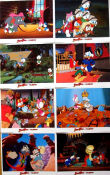 DuckTales the Movie 1990 lobby card set Uncle Scrooge