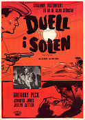 Duel in the Sun 1948 movie poster Gregory Peck Jennifer Jones King Vidor Mountains