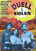 Duel in the Sun 1948 movie poster Gregory Peck Jennifer Jones King Vidor Mountains