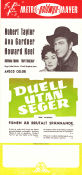 Duell utan seger 1953 poster Robert Taylor Ava Gardner Howard Keel John Farrow