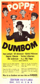 Dumbom 1953 movie poster Inga Landgré Hjördis Petterson Nils Poppe Circus