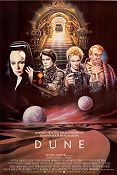 Dune 1984 movie poster Sting Kyle MacLachlan Frank Herbert Silvana Mangano David Lynch