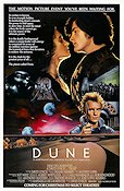 Dune 1984 movie poster Sting Kyle MacLachlan Frank Herbert Silvana Mangano David Lynch